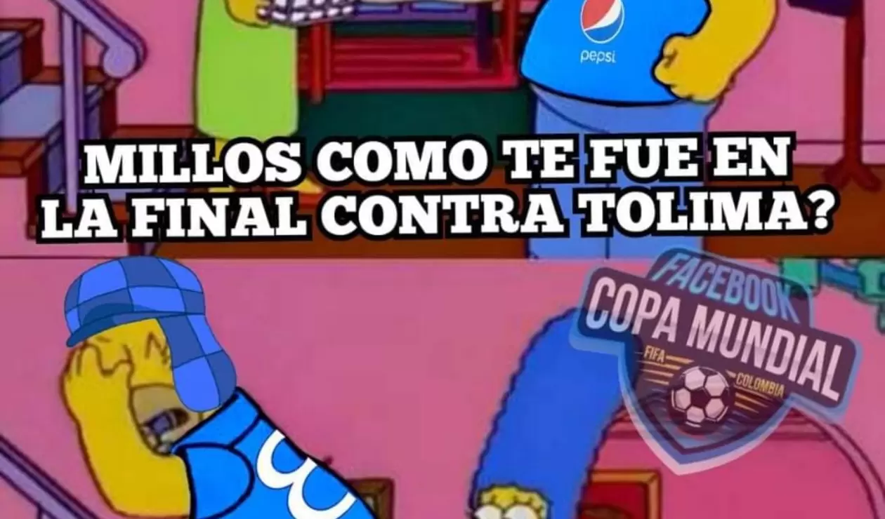 Los mejores memes de la derrota de Millonarios ante Tolima