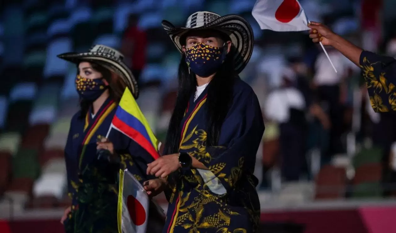Desfile de Colombia en los Juegos Olímpicos