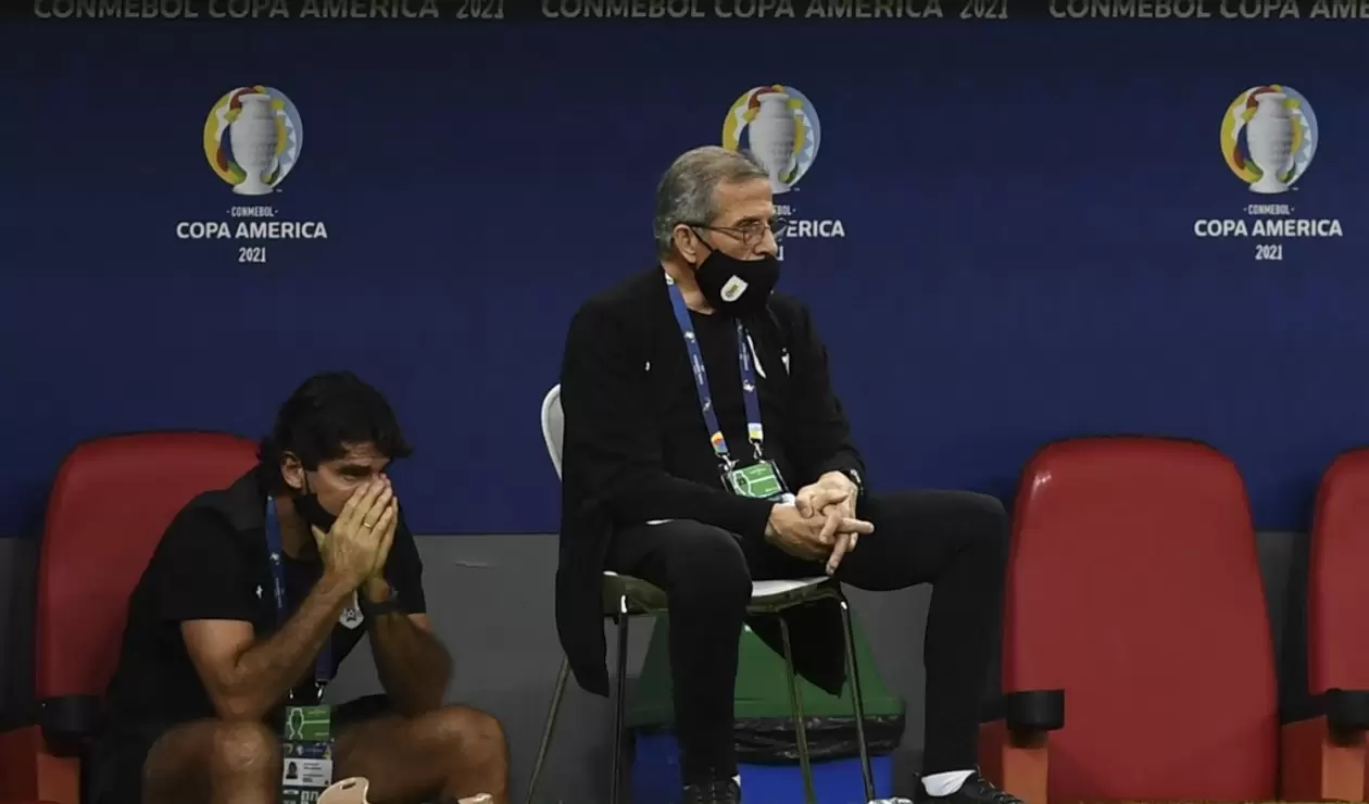 Óscar Washington Tabárez, Colombia vs Uruguay, Copa América 2021