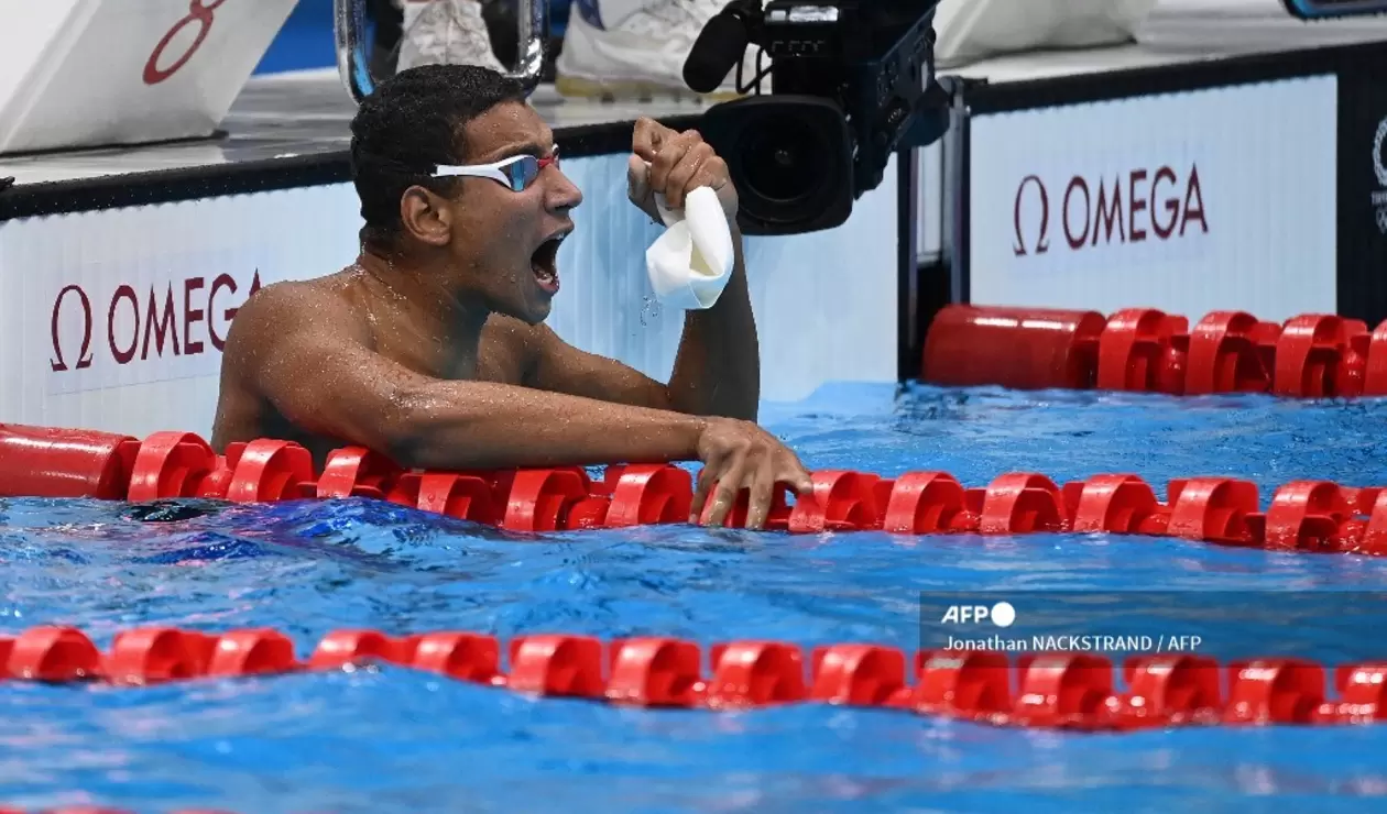Ahmed Hafnaoui, nadador tunecino