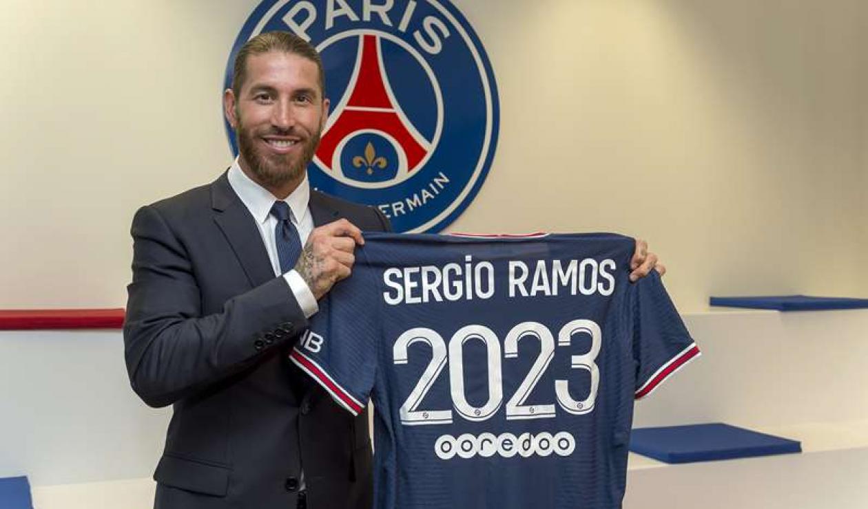 Sergio Ramos, jugador del PSG