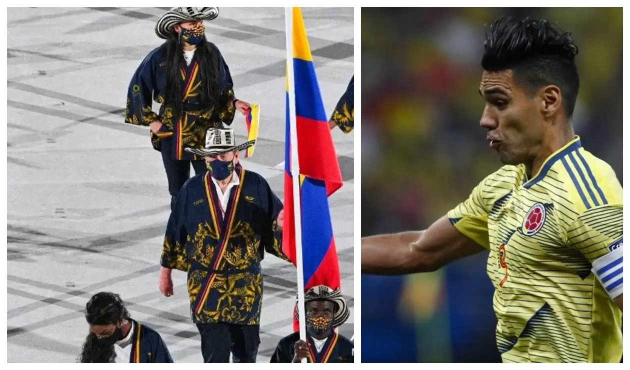 Falcao y deportistas olímpicos colombianos