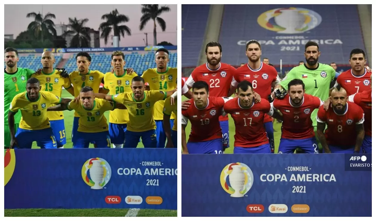 Brasil vs Chile; Copa América 2021