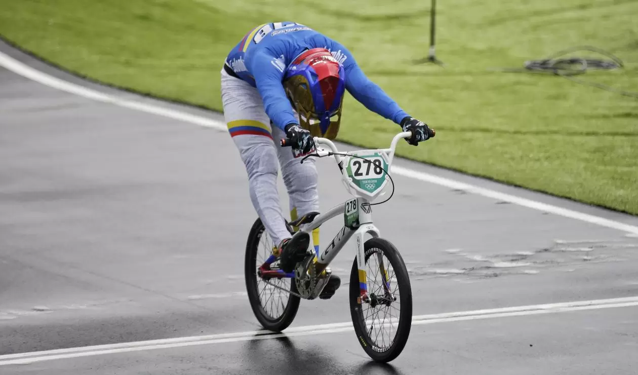 Carlos Ramírez, bicicrosista colombiano en los Juegos Olímpicos