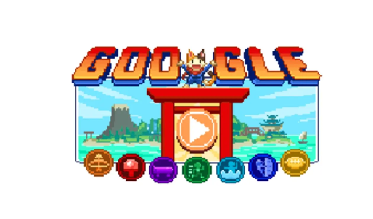 Doodle de Google- Juegos Olímpicos Tokio 2020