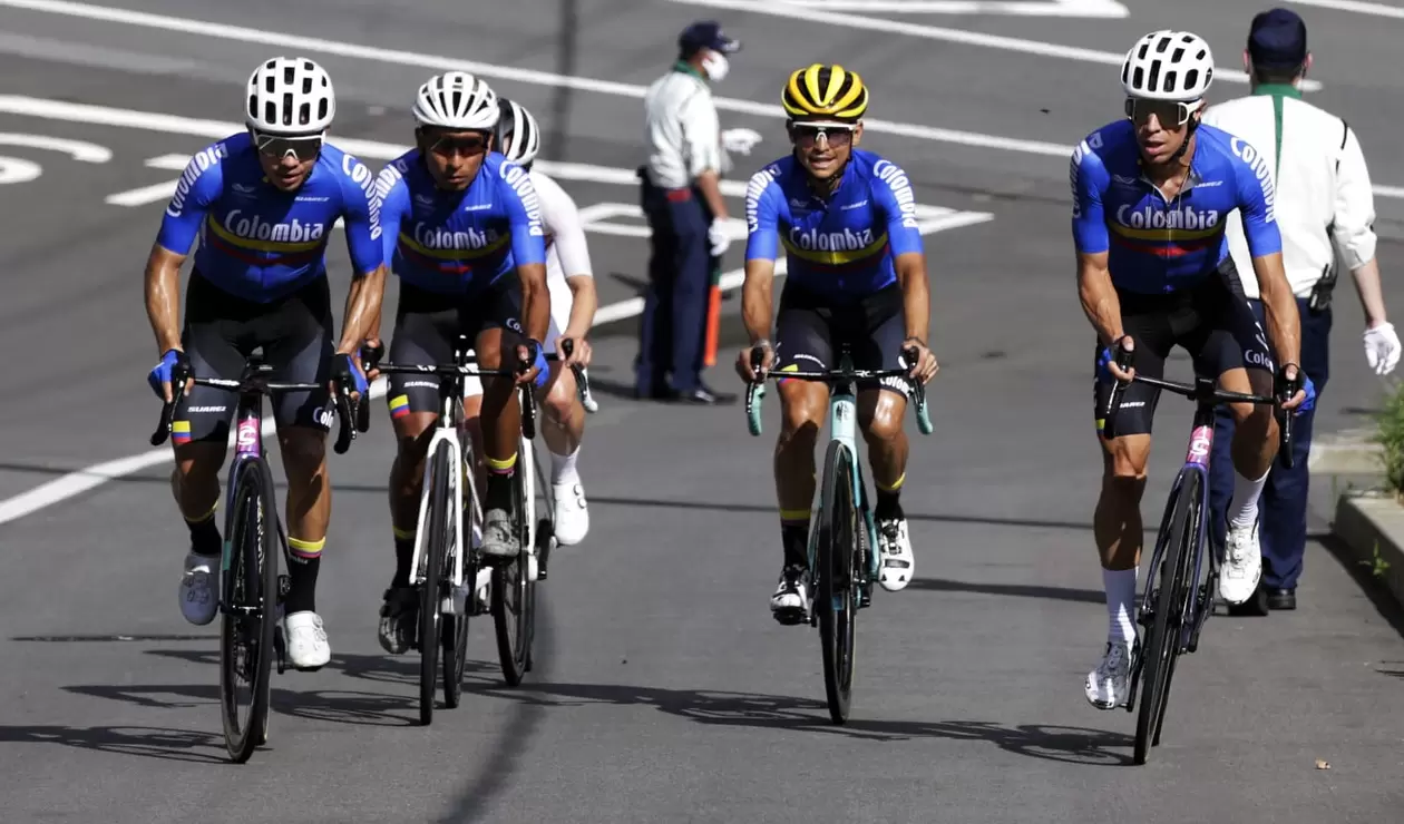 Equipo ciclismo de Colombia Juegos Olímpicos 