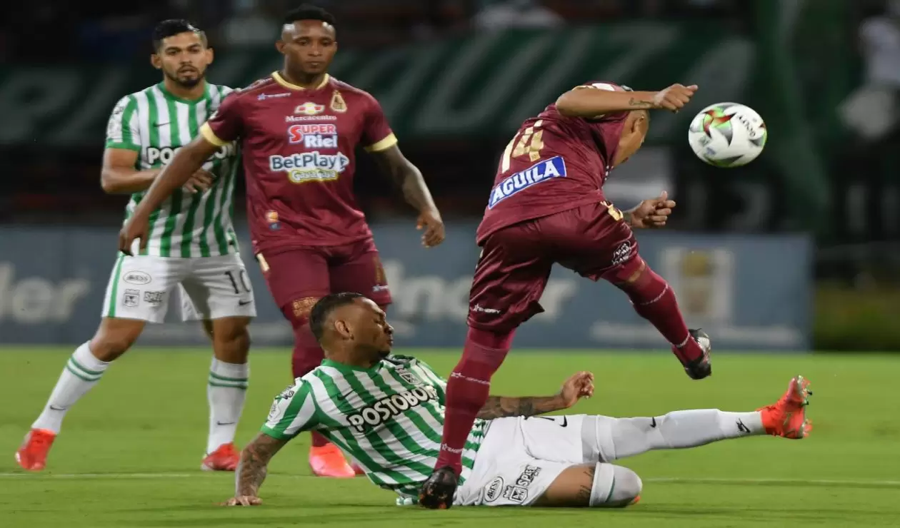 Nacional derrotó a Tolima en la Liga BetPlay