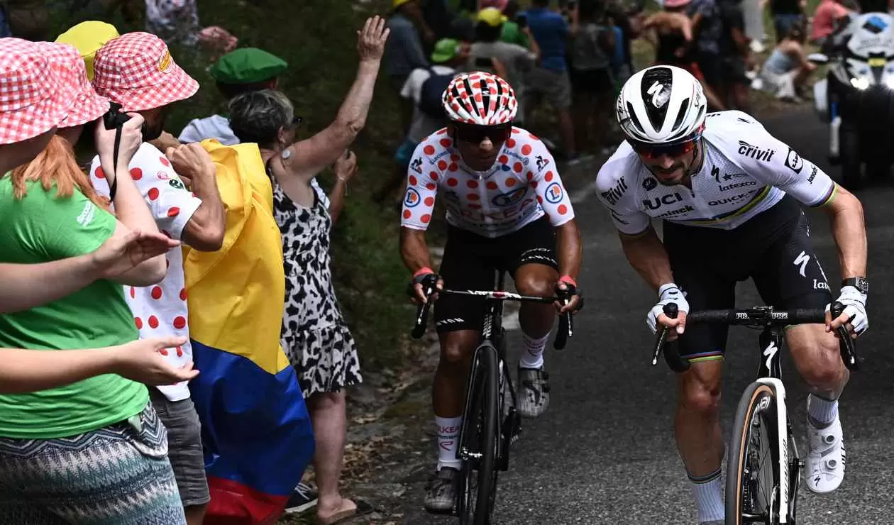 Nairo Quintana, líder de la montaña en el Tour de Francia