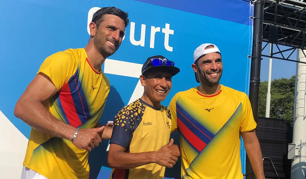 Robert Farah, Nairo Quintana, Juan Sebastián Cabal, Juegos Olímpicos