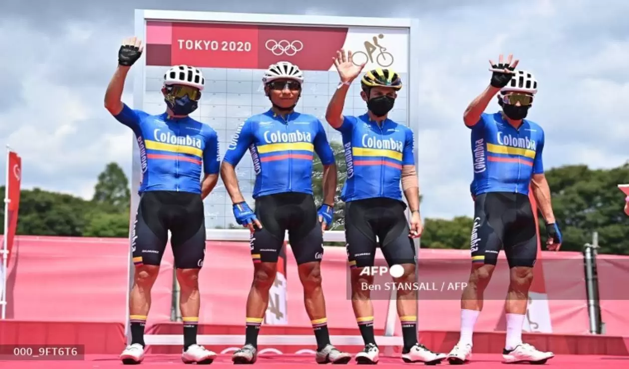 Selección Colombia de Ciclismo en Tokio