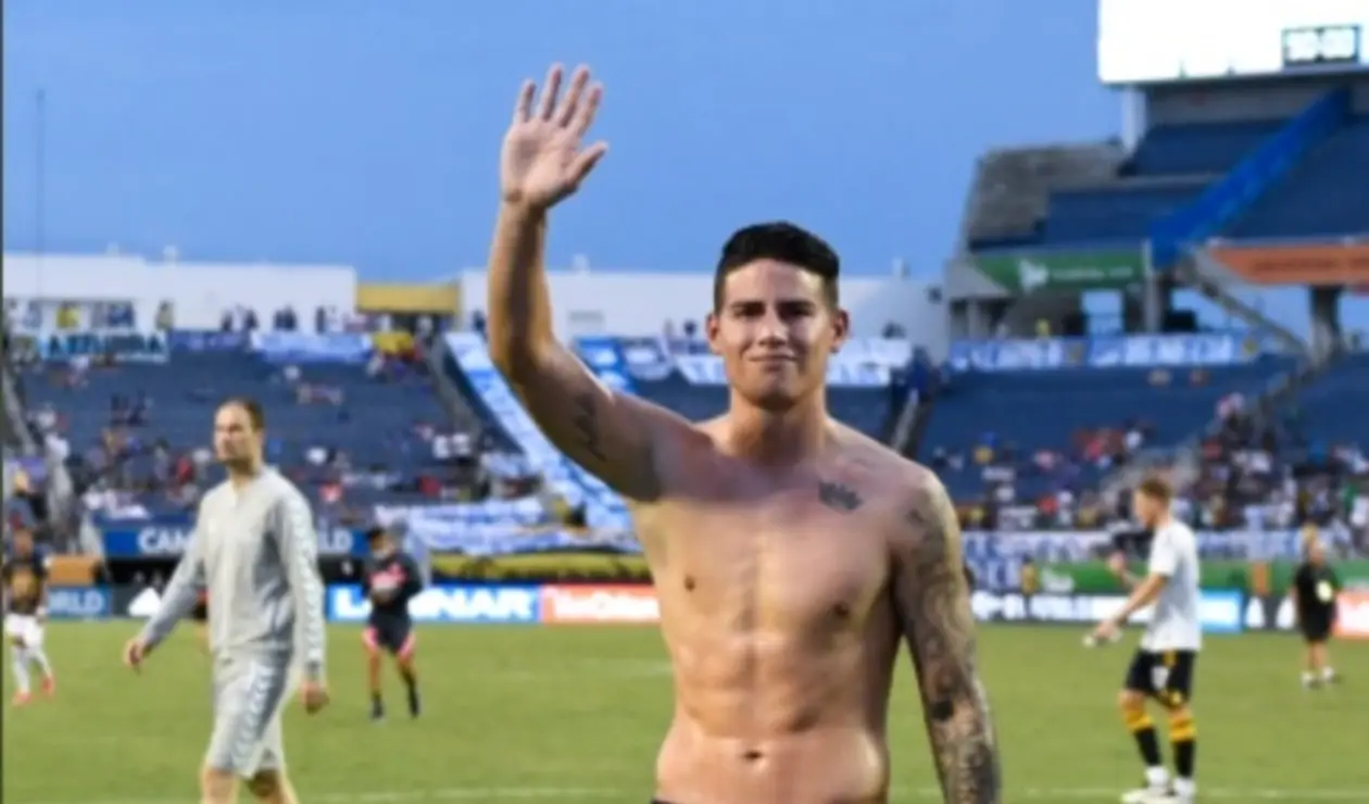 James Rodríguez, futbolista colombiano