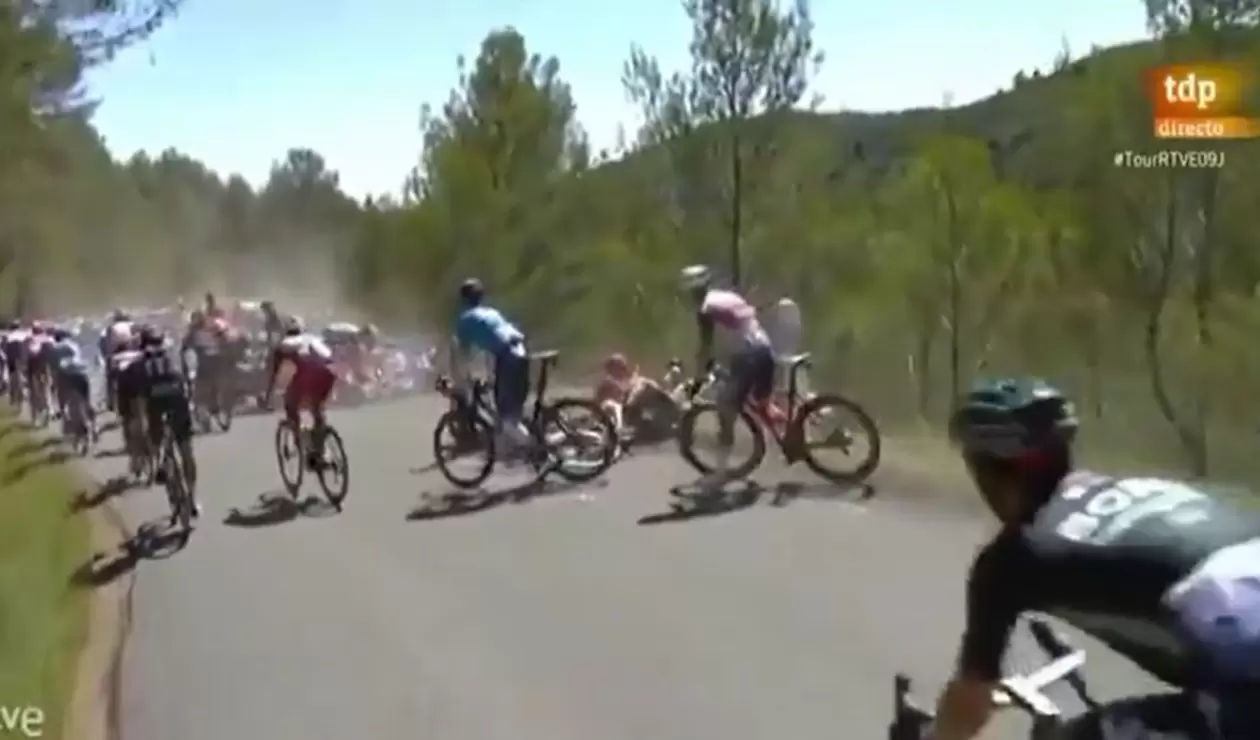 Tour de Francia caída, etapa 13