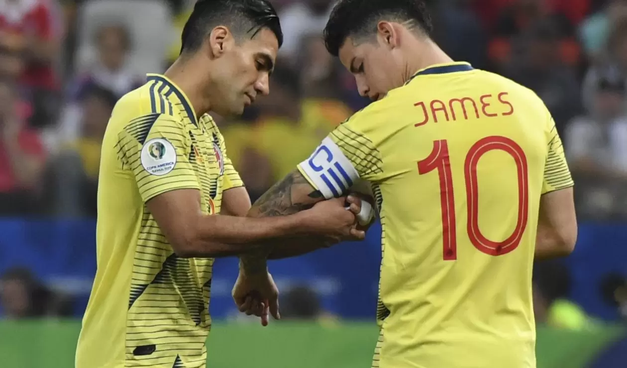 Falcao, James Rodríguez, Selección Colombia