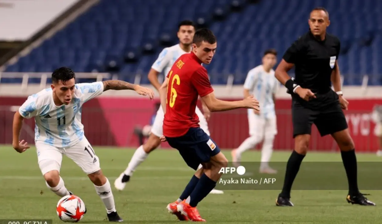 Pedri, jugador de España