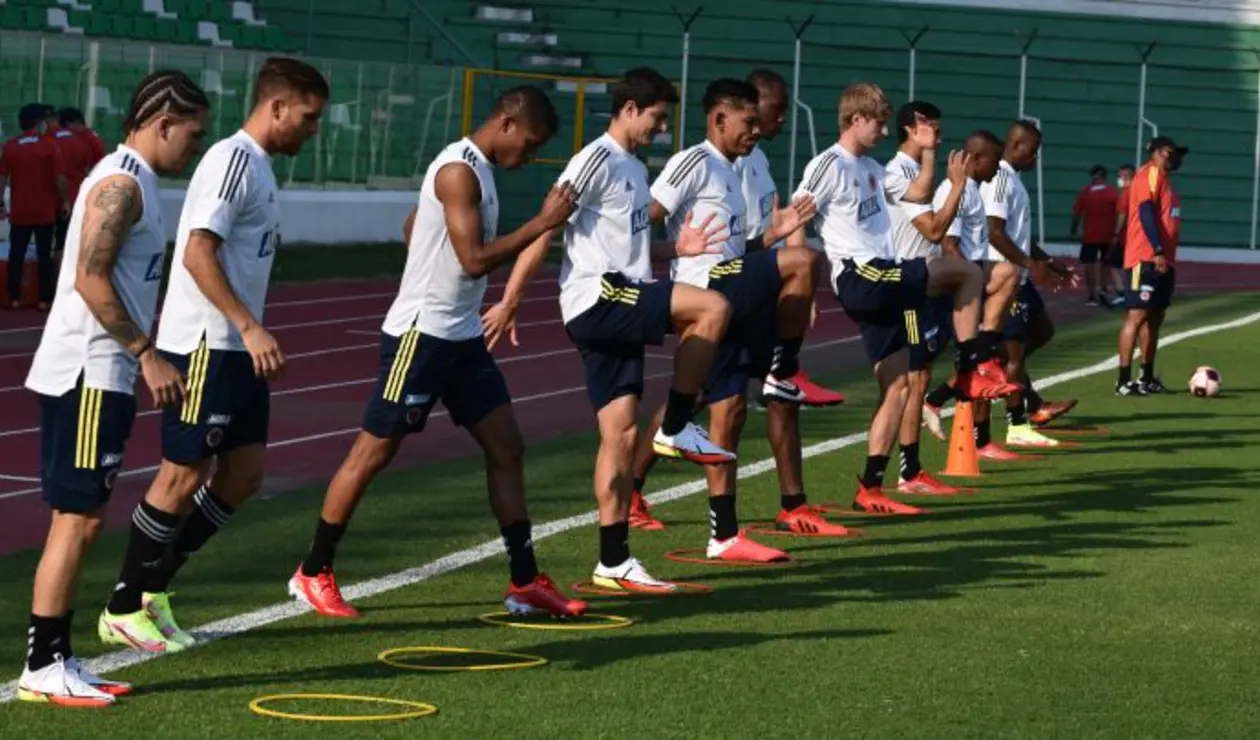Selección Colombia, concentración Bolivia