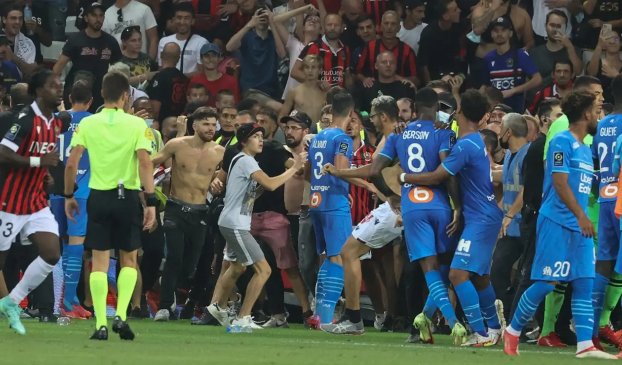 Niza vs Marsella en Francia