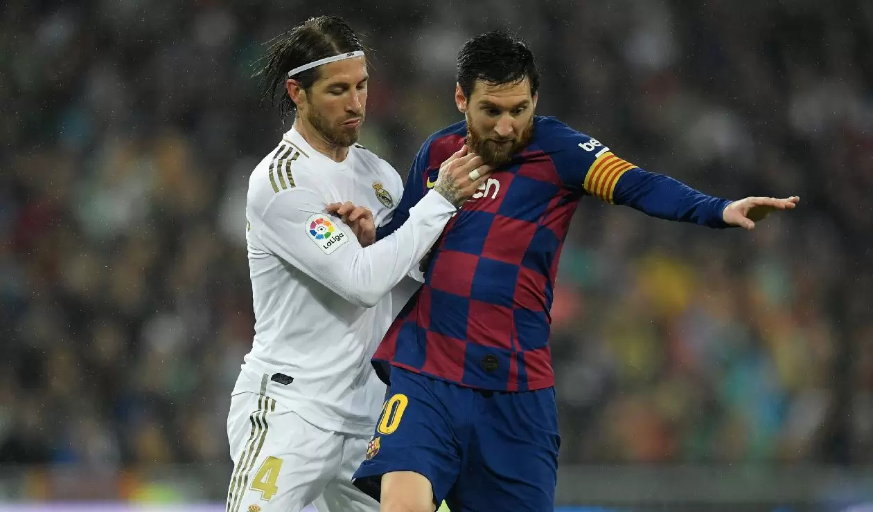 Sergio Ramos le dio la bienvenida a Messi al PSG