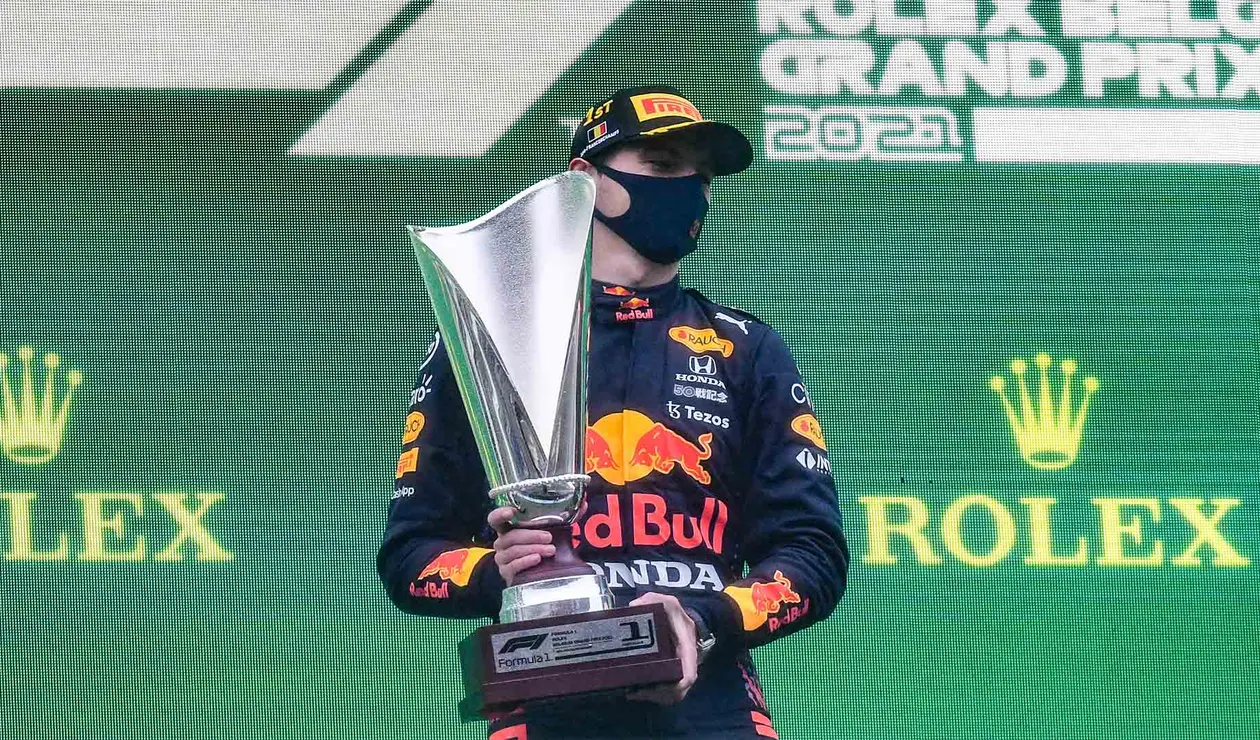 Verstappen ganó el GP de Bélgica