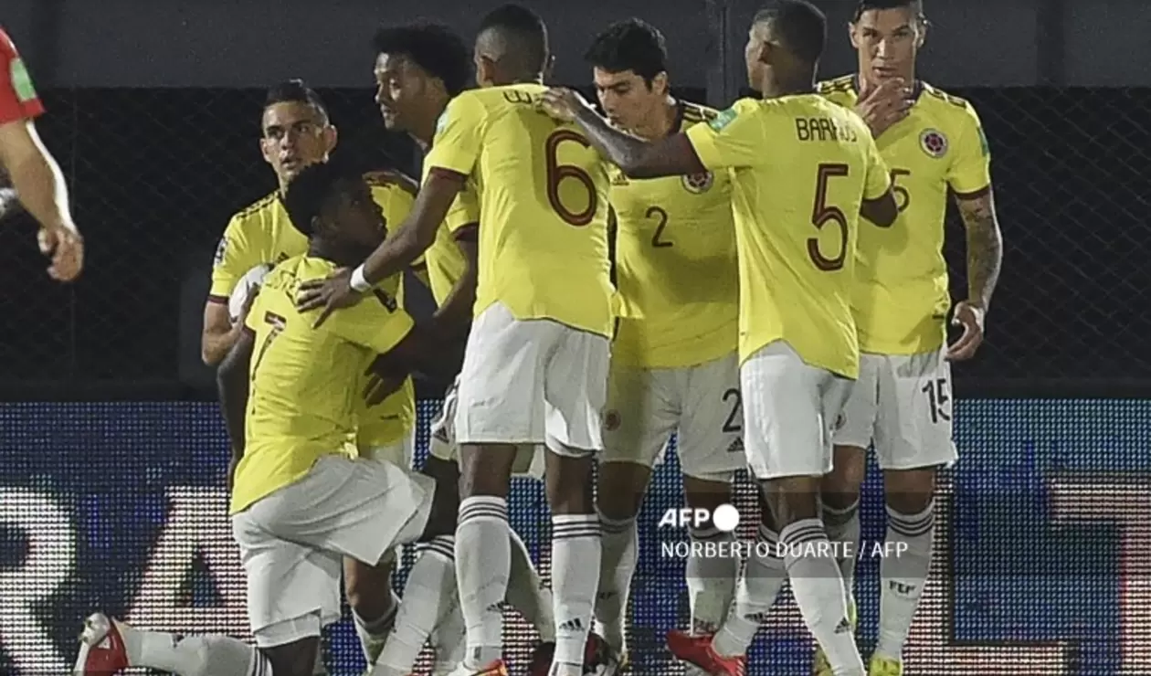 Colombia vs Paraguay, eliminatoria
