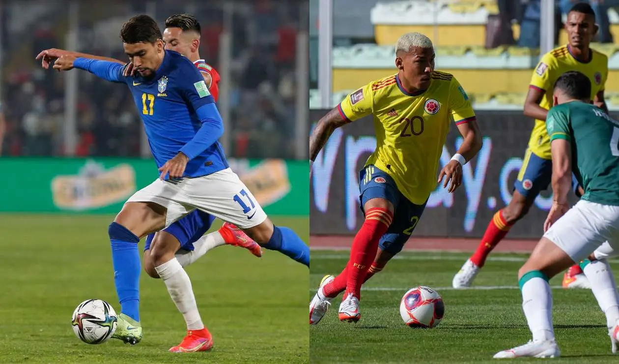 Colombia y Brasil en la Eliminatoria a Catar 2022