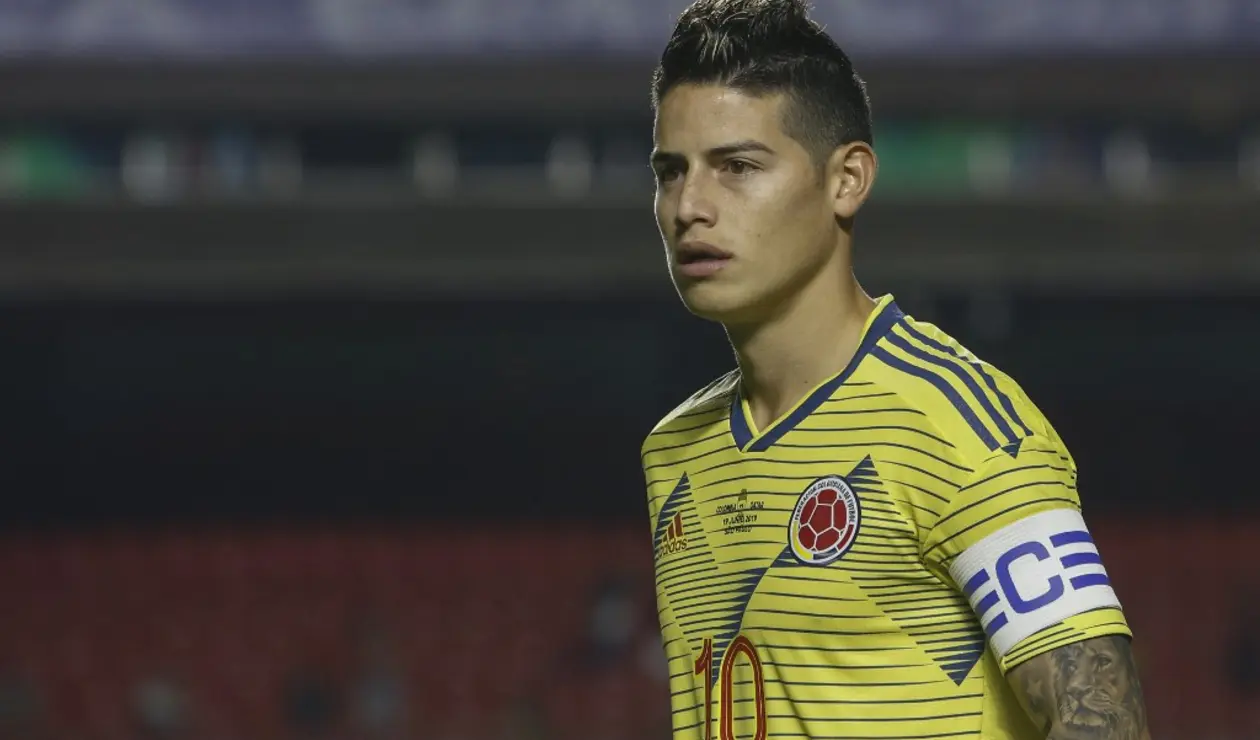 James Rodríguez, jugador de la Selección Colombia
