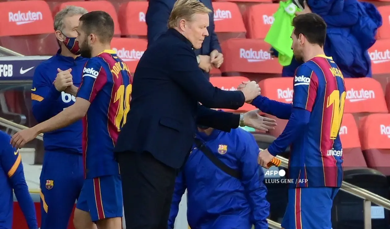 Koeman y Messi