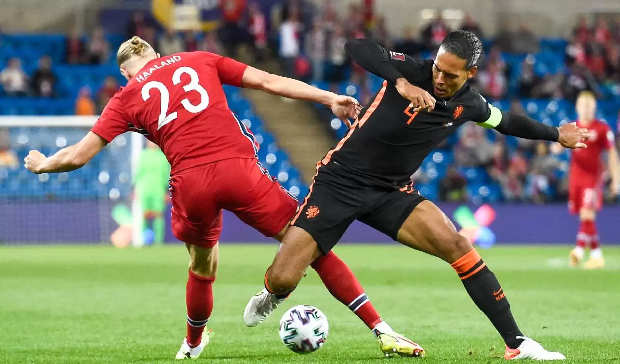 Noruega enfrentó a Países Bajos en la Eliminatoria