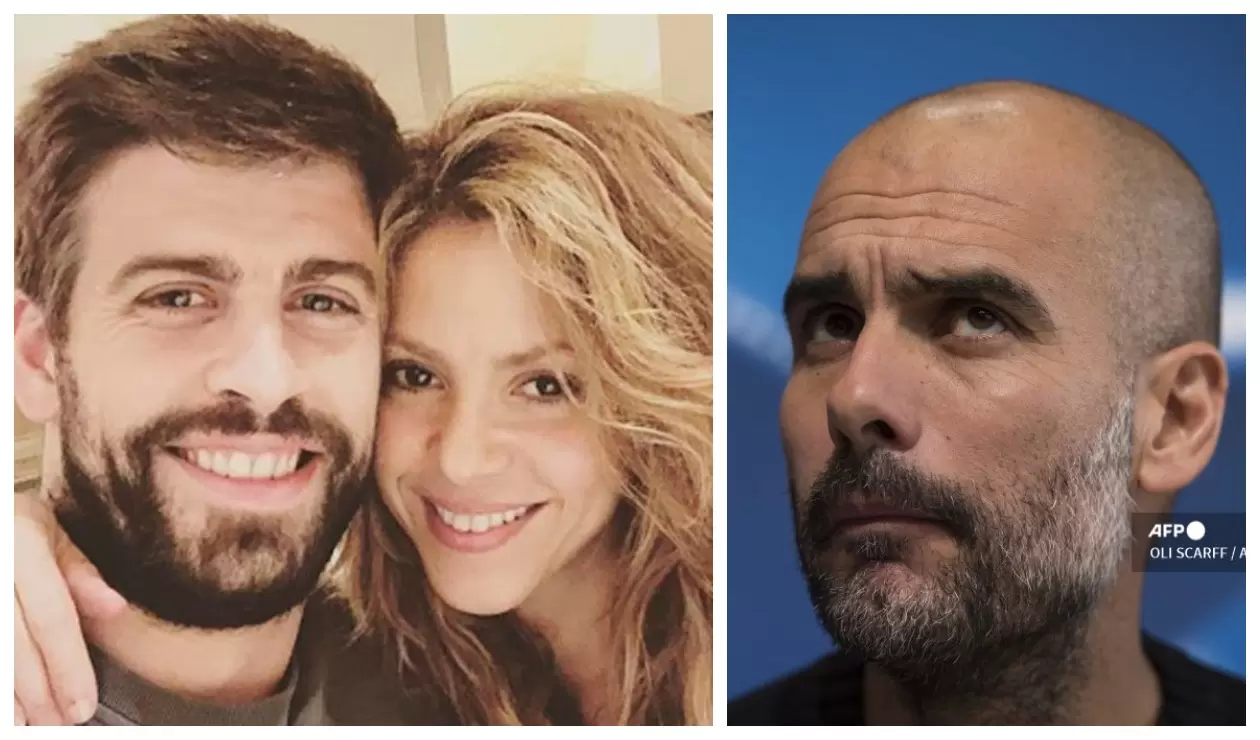 Piqué, Shakira y Guardiola