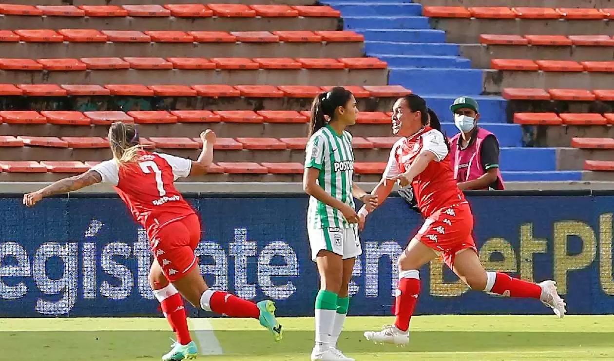 Santa Fe superó a Nacional en la Liga Femenina