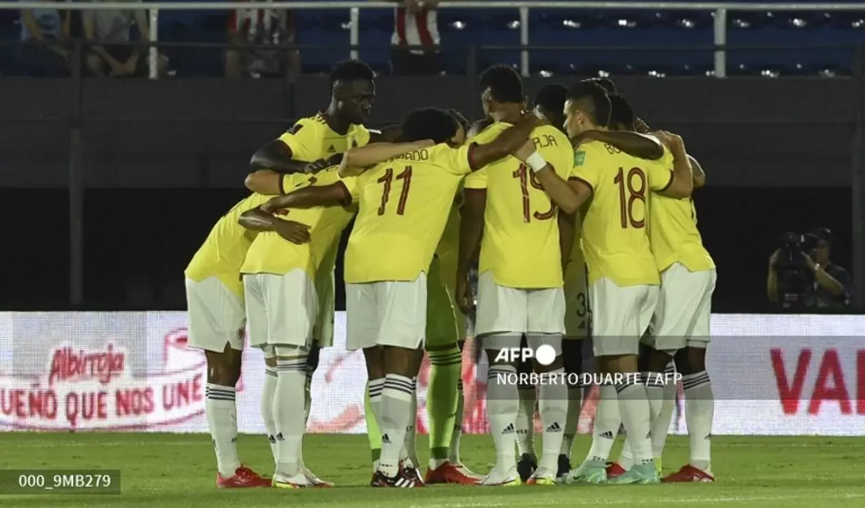 Selección Colombia vs Paraguay