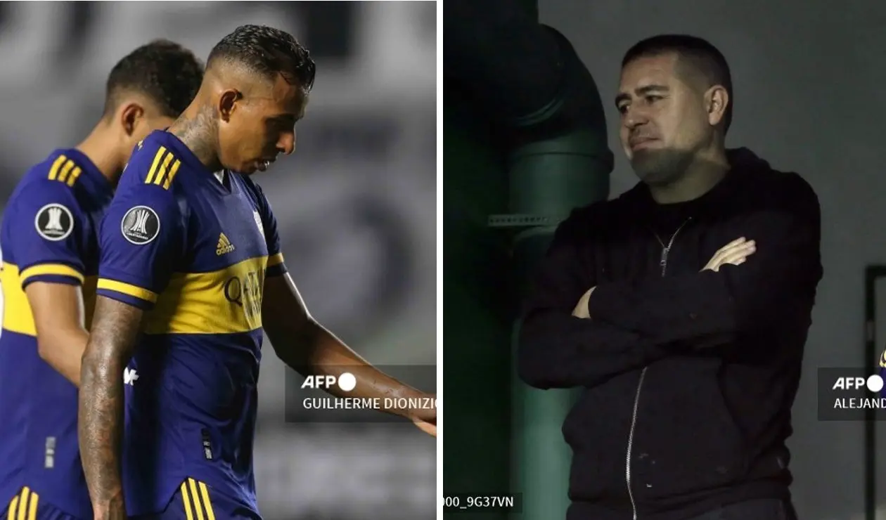 Sebastián Villa y Juan Román Riquelme