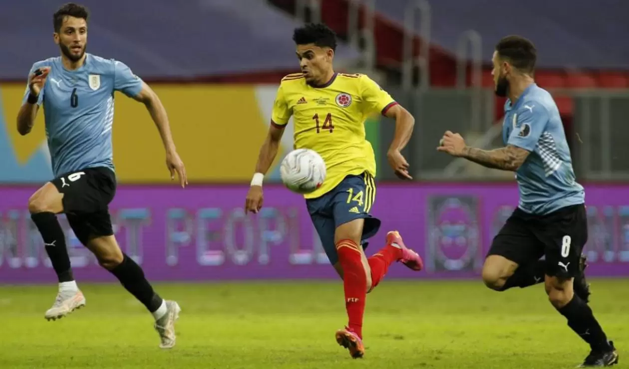 Luis Díaz, Selección Colombia vs Uruguay