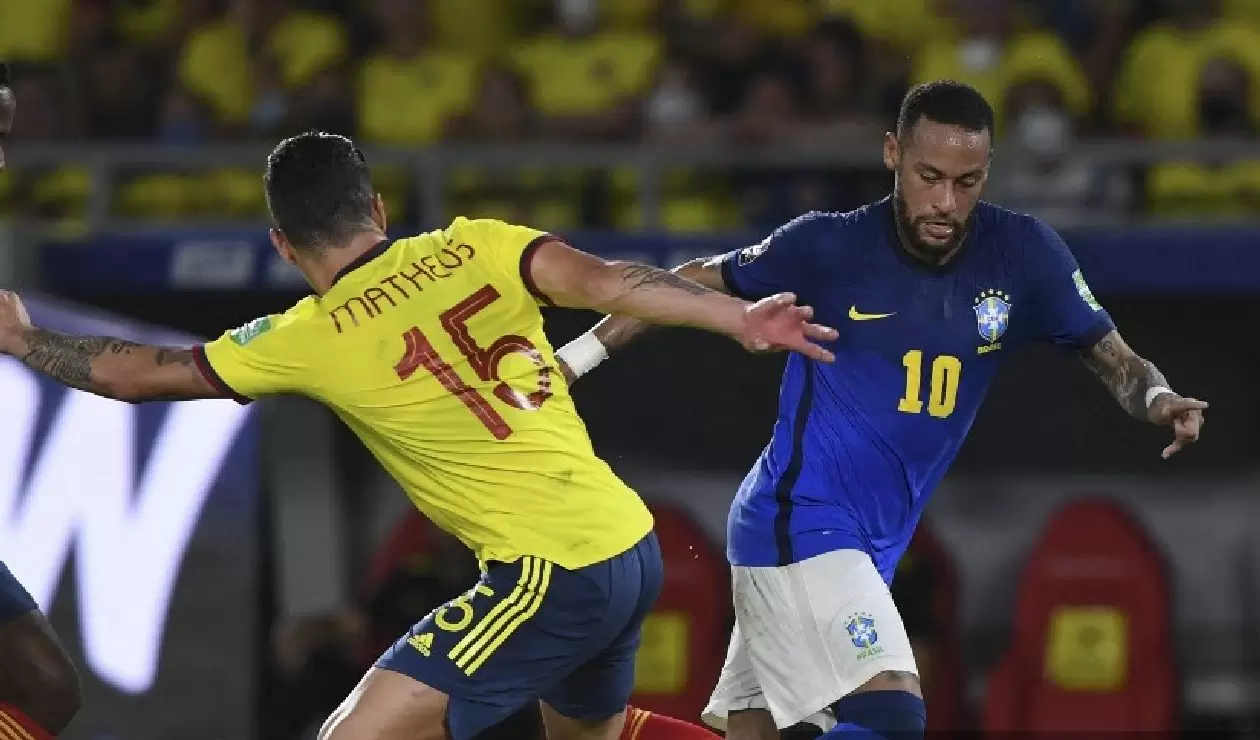 Colombia vs Brasil por Eliminatoria a Qatar