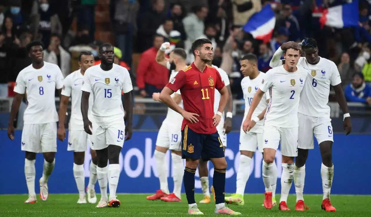 Francia - España, Liga de Naciones final
