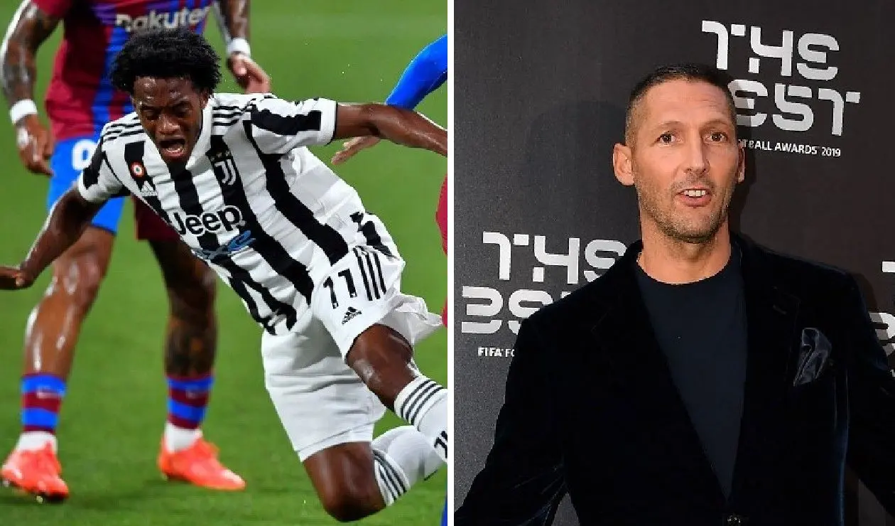 Juan Guillermo Cuadrado y Marco Materazzi