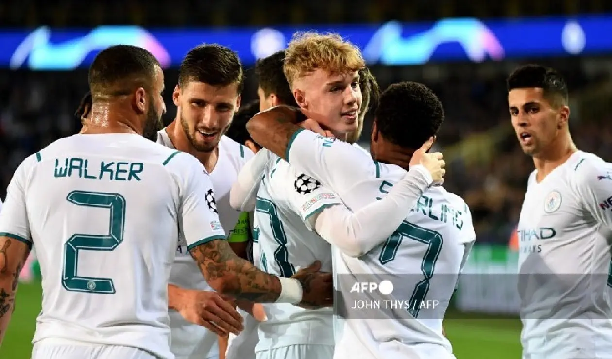 Manchester City vs Brujas, Champions League