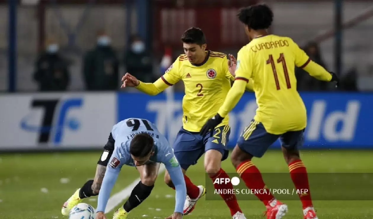 Selección Colombia vs Selección Uruguay, Eliminatorias