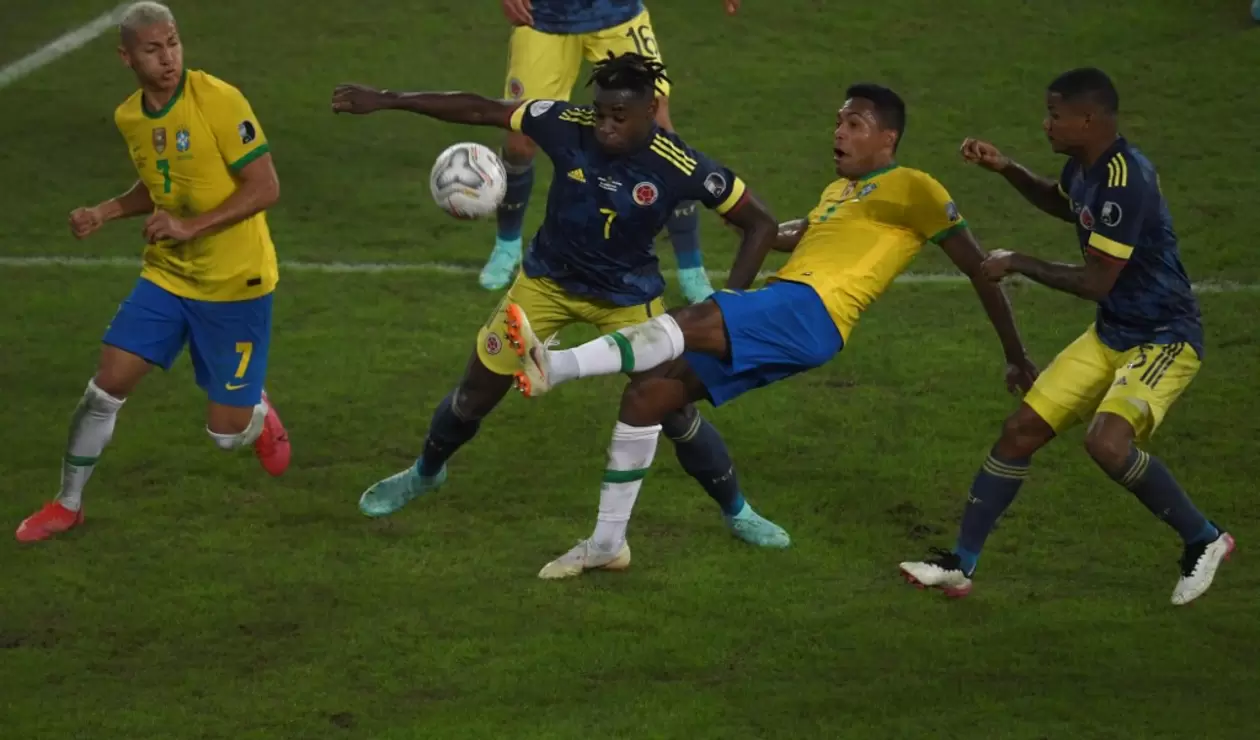 Selección Colombia vs Brasil, Eliminatorias Qatar