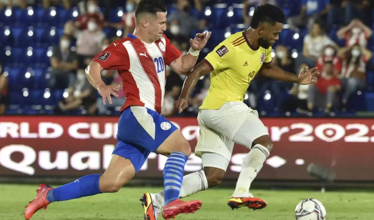 Selección Colombia vs Paraguay; Eliminatorias Qatar 2022