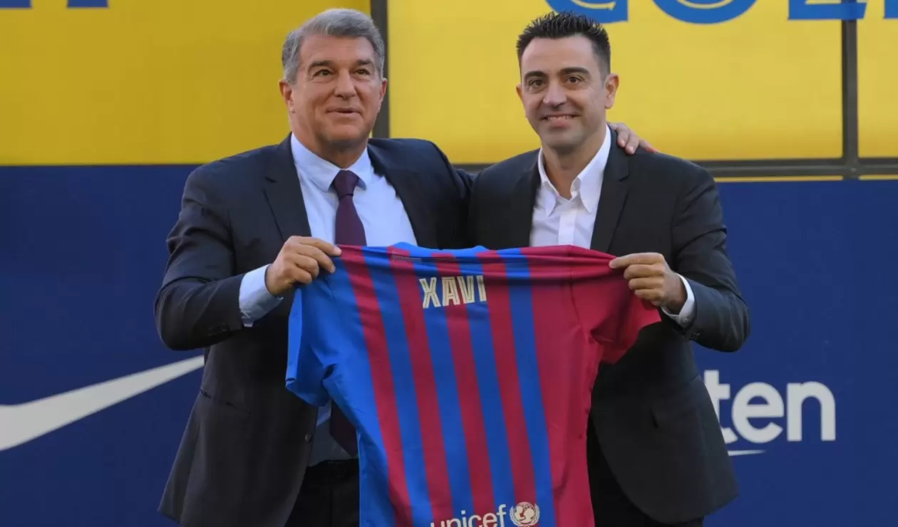 FC Barcelona, Xavi Hernández, Joan Laporta