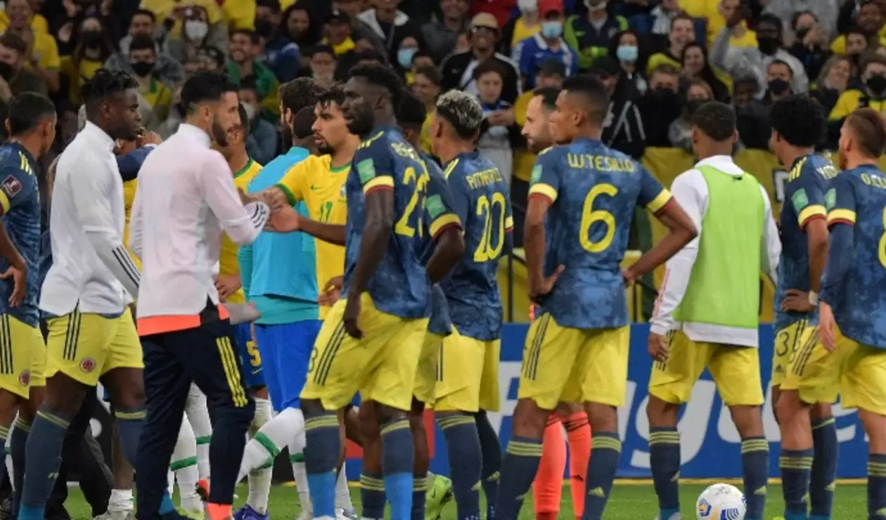 Selección Colombia vs Brasil