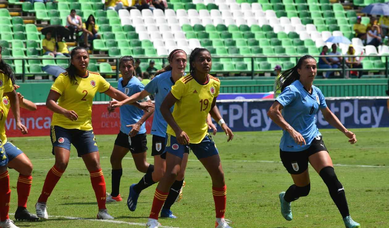 Colombia Vs Uruguay, amistoso femenino
