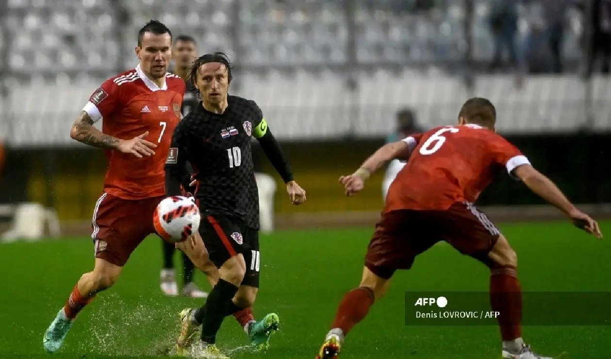 Croacia vs Rusia, Eliminatorias Qatar 2022
