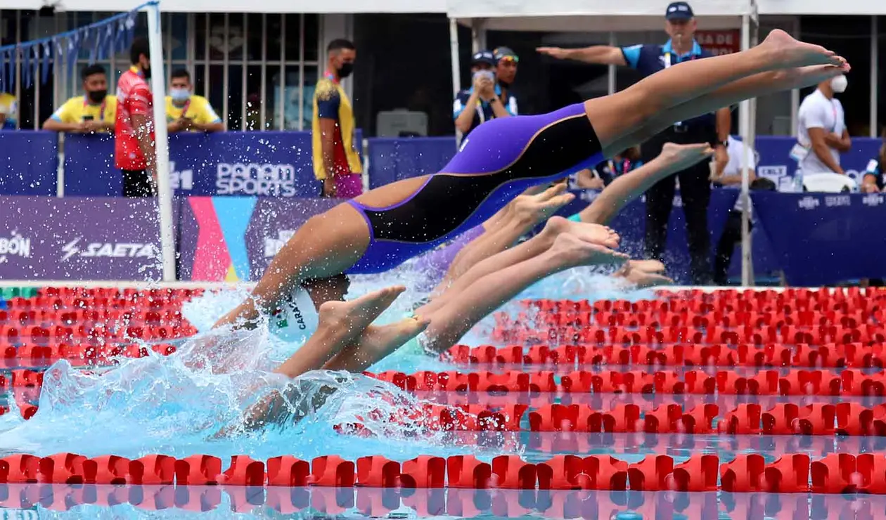 Natación 400 mts clasificatorios hombres y mujeres