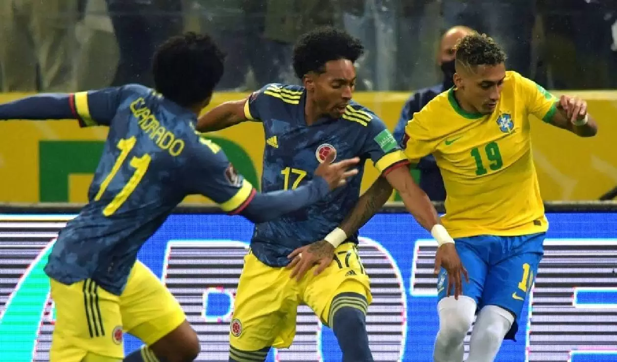 Selección Colombia vs Brasil, Eliminatoria