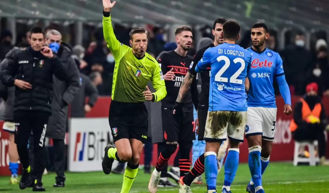 Milán vs Napoli, Serie A Italia