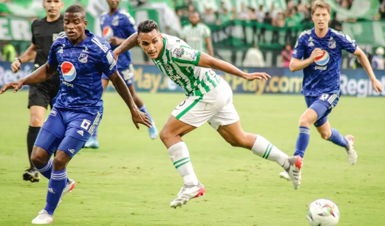 Nacional vs Millonarios Liga Betplay