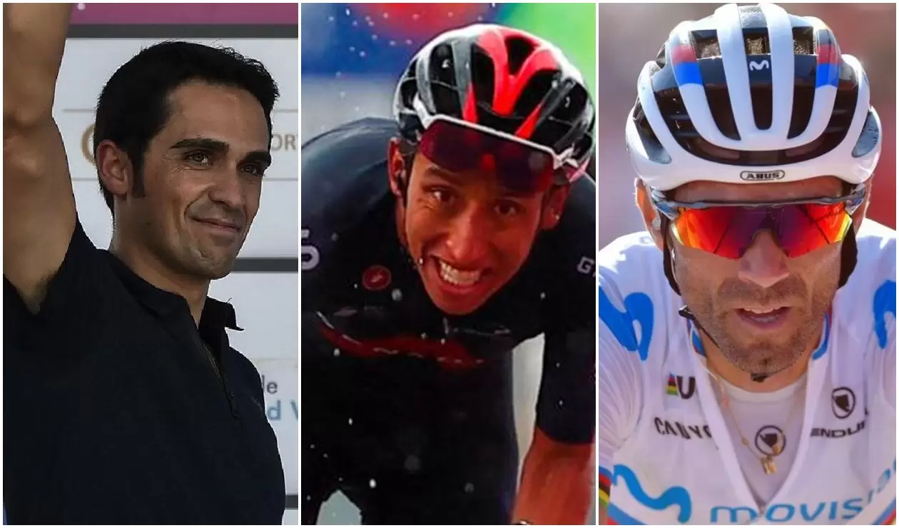 Contador, Egan y Valverde