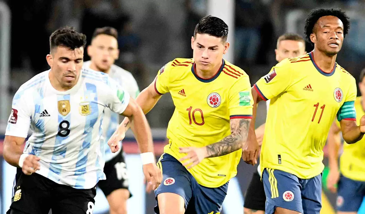 Argentina vs Selección Colombia, Eliminatorias