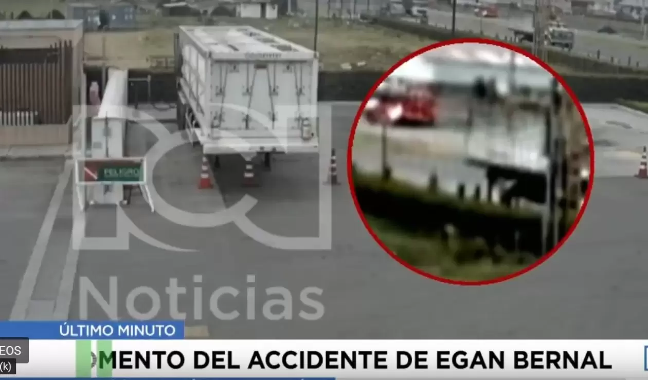 Video del accidente de Egan Bernal